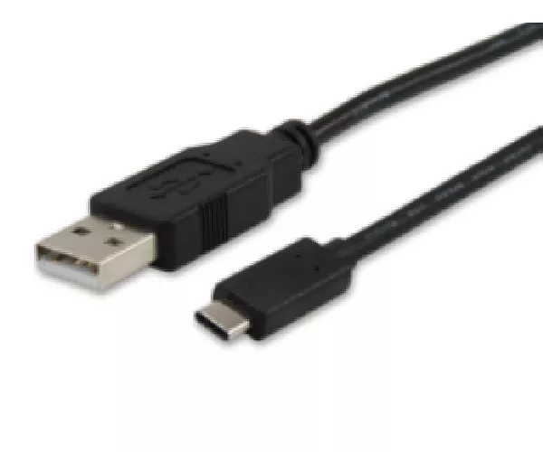 Equip 12888107 USB kabelis USB 2.0 1 m USB A USB C Juoda