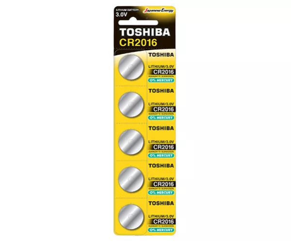 Toshiba CR2016 PW BP-5 household battery Single-use battery Lithium