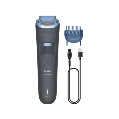 Philips Beard Trimmer 3000 Series BT3617/15 Beard grooming with rounded tip blades