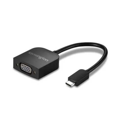 Kensington CV2000V VGA (D-Sub) C tipo USB Juoda