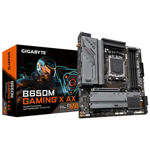 GIGABYTE B650M GAMING X AX Motherboard - AMD Ryzen 9000 Series CPUs