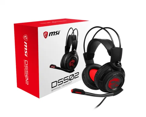 MSI DS502 7.1 Virtual Surround Sound Gaming Headset 'Black with