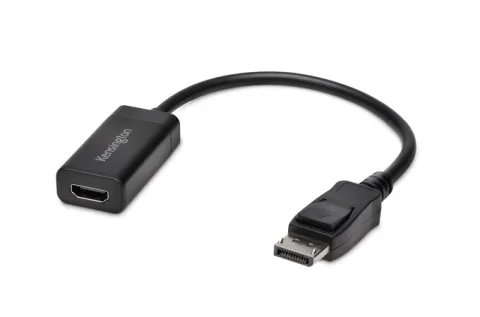 Kensington VP4000 DisplayPort 1.2 HDMI Juoda