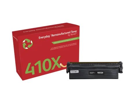 Everyday Black Remanufactured Toner by Xerox compatible with HP
