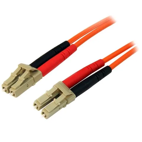 StarTech.com 50FIBLCLC2 InfiniBand arba pluoštinis optinis kabelis 2 m LC Oranžinė