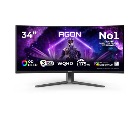 AOC AGON PRO AG346UCD computer, QD-OLED