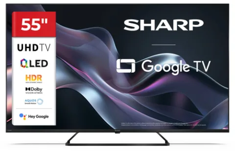 Sharp 55HP6265E TV 139.7 cm (55") 4K Ultra HD Smart TV Wi-Fi Black