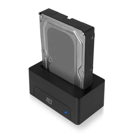 ACT AC1500 saugojimo diskų prijungimo stotis USB 3.2 Gen 1 (3.1 Gen 1) Type-A Juoda