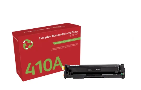 Everyday Black Remanufactured Toner by Xerox compatible with HP