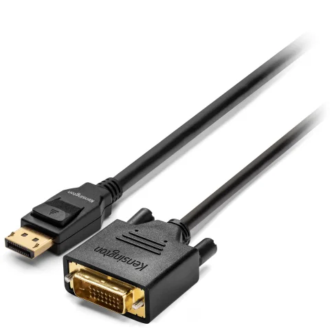 Kensington K33023WW vaizdo kabelio adapteris 1,8 m DisplayPort DVI-D Juoda