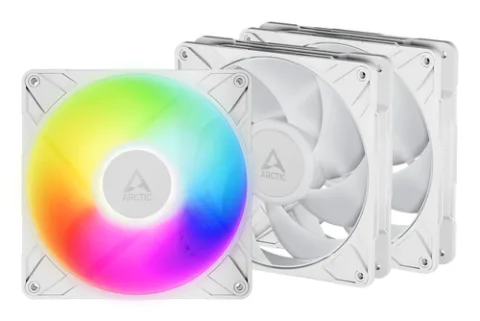 P14 Pro A-RGB (White) - 3 Pack 140 mm A-RGB PWM Fan with Cable Splitter