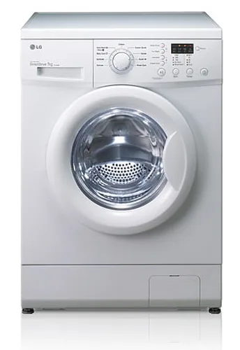 LG F1068QD skalbimo mašina Pakraunama per priekį 7 kg 1000 RPM Balta