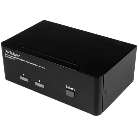 StarTech.com SV231DPDDUA2 KVM jungiklis Juoda