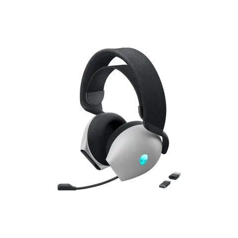 Dell Alienware Tri Mode Wireless Gaming Headset AW725H, Lunar Light