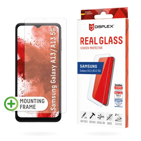 Smart Glass (9H) for Samsung Galaxy A12/A13/A32 5G, Mounting Sticker, unbreakable