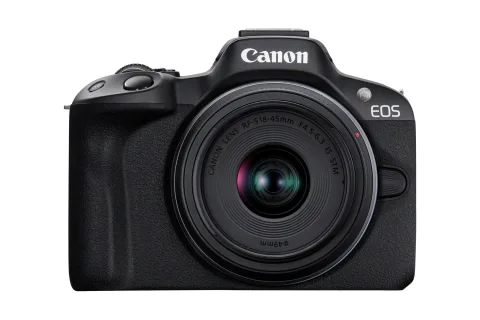 EOS R50, Black + RF-S 18-45 IS STM + RF-S 55-210mm F5-7.1 IS STM Kit