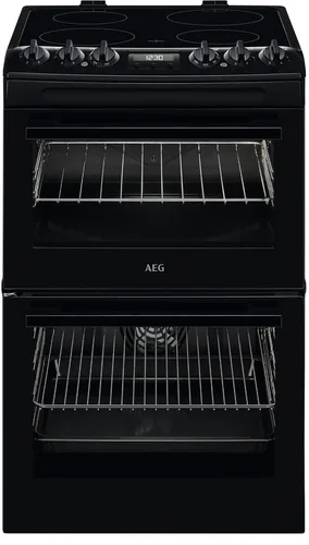 AEG CCX1530ACB cooker Freestanding cooker Electric Ceramic hob Black