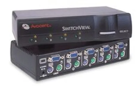 Vertiv SwitchView Desktop KVM Switch (w / cables) KVM jungiklis