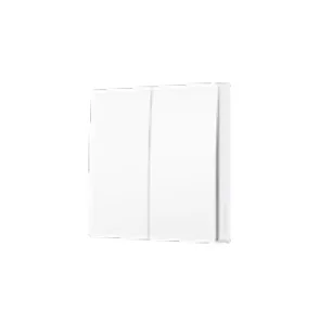 Smart Light Switch 2-Gang 1-Way