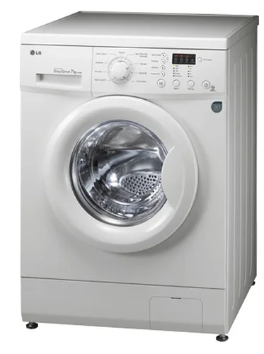 LG F1091QD skalbimo mašina Pakraunama per priekį 7 kg 1000 RPM Balta