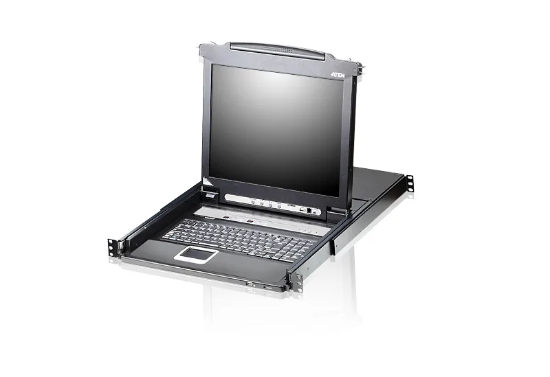 ATEN CL5708M KVM jungiklis Stovo montavimas Juoda