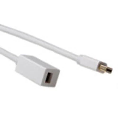 ACT AK3957 DisplayPort kabelis 2 m Mini DisplayPort Balta