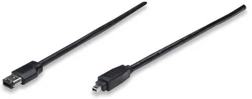 Manhattan 323819 Firewire kabeliai 1,8 m Juoda