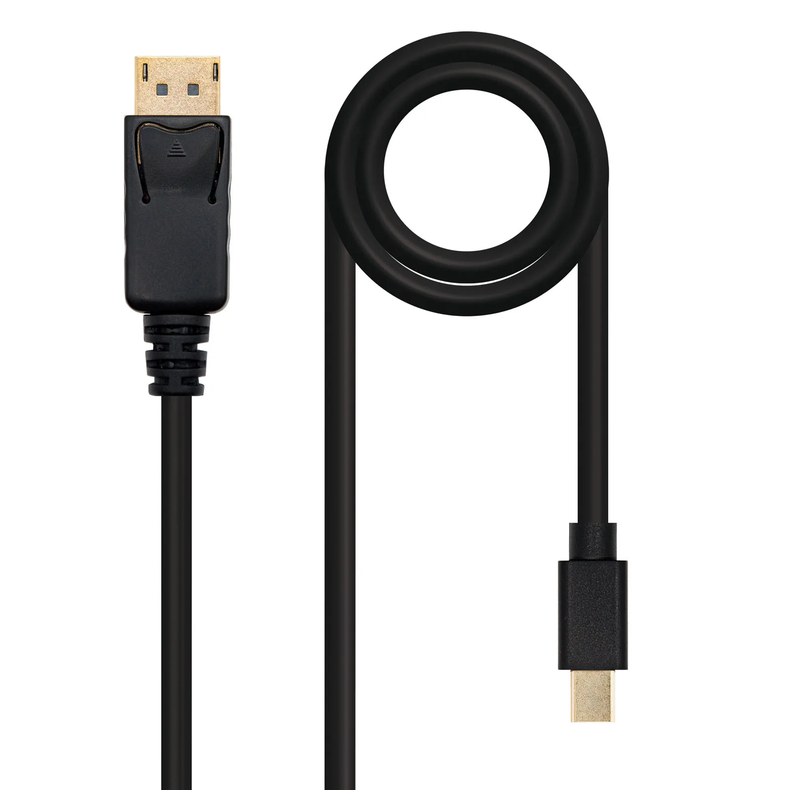 Nanocable DisplayPort, 2m Mini DisplayPort Juoda