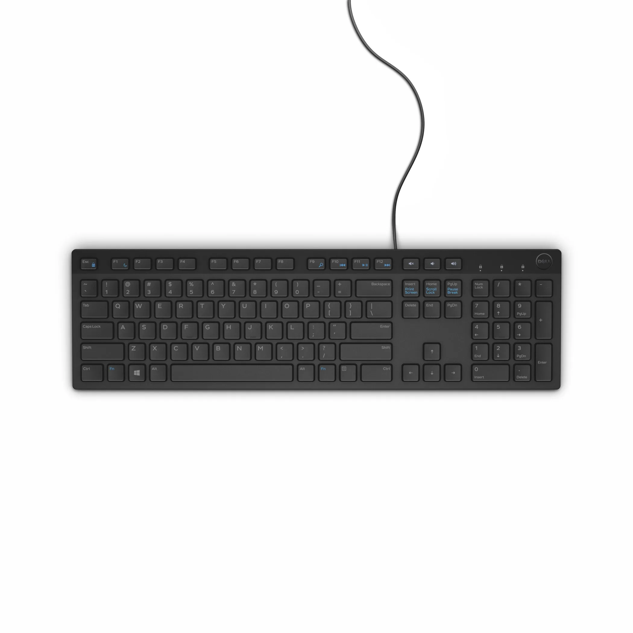 Wired Keyboard - KB216 - Russian (QWERTY) - Black - (RTL BOX)