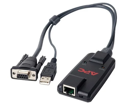 APC KVM-SERIAL KVM kábel Čierna