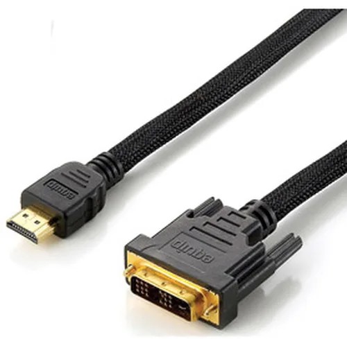 Equip 2m HDMI>DVI M/M DVI-D Juoda