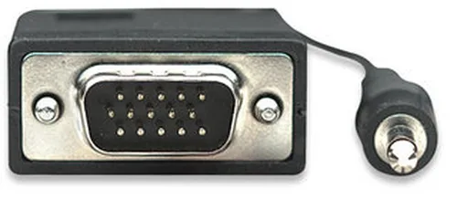 Manhattan 326711 vaizdo kabelio adapteris 30 m VGA (D-Sub) + 3.5mm Juoda