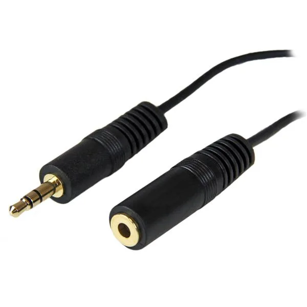 StarTech.com 12ft 3.5mm garso kabelis 3,7 m Juoda