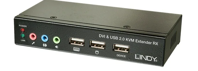 Lindy 39377 KVM jungiklis Juoda