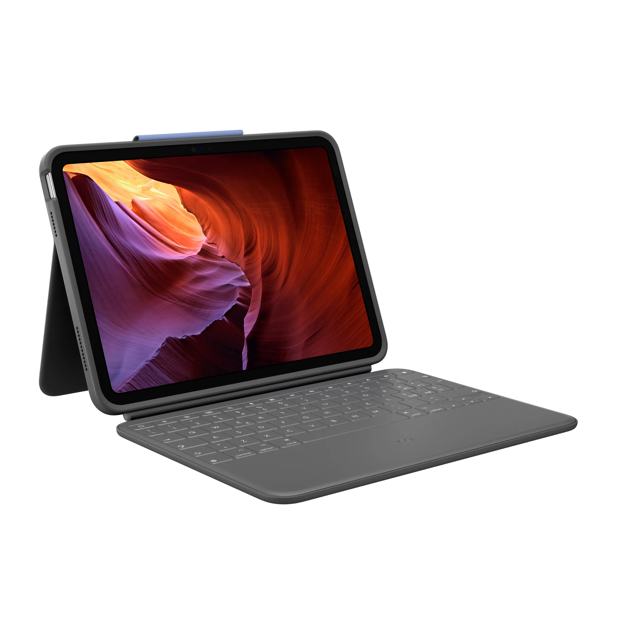 Logitech Rugged Folio QWERTY Italų kalba Smart Connector Grafitas