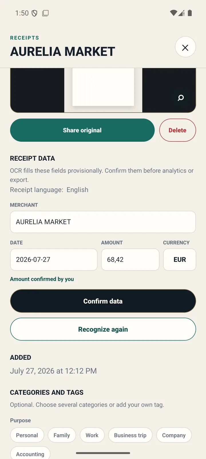 PriceInfo Wallet: Inteligentne przechowywanie paragonów